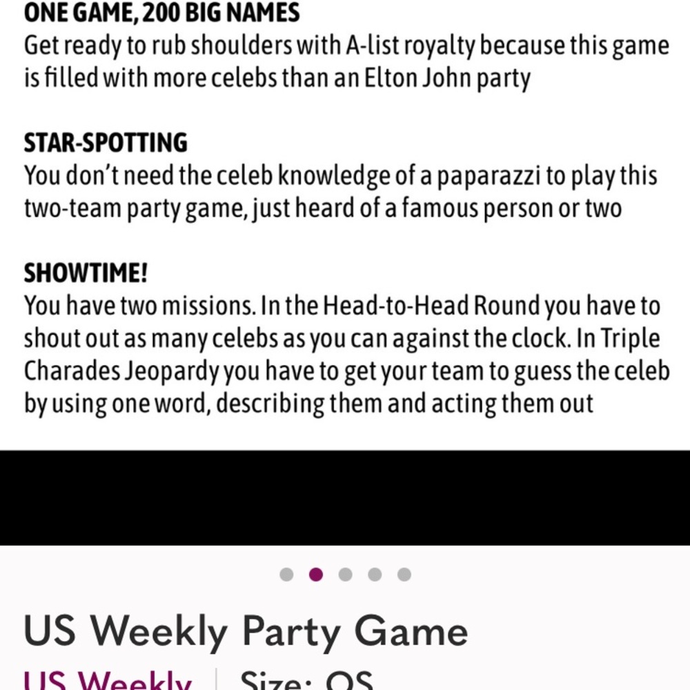 US Weekly Party Game - Picture 4 of 4